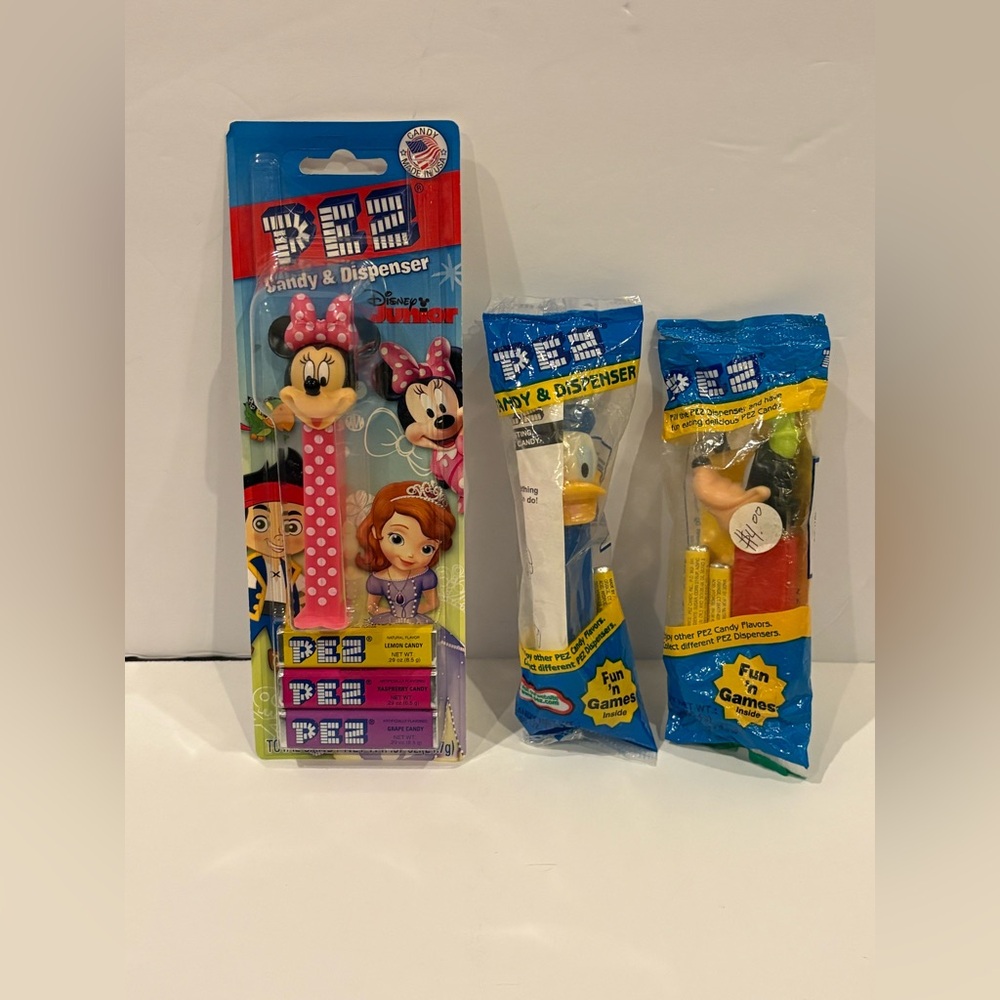 Brand New Disney Pez Lot of 3